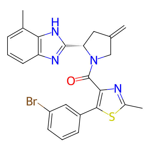 Chemical structure of BindingDB Monomer ID 335142