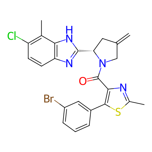 Chemical structure of BindingDB Monomer ID 335163