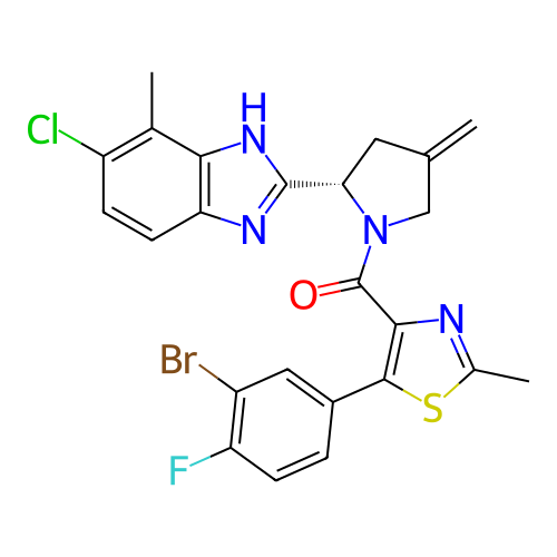 Chemical structure of BindingDB Monomer ID 335165