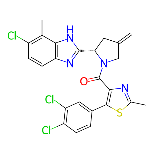 Chemical structure of BindingDB Monomer ID 335166