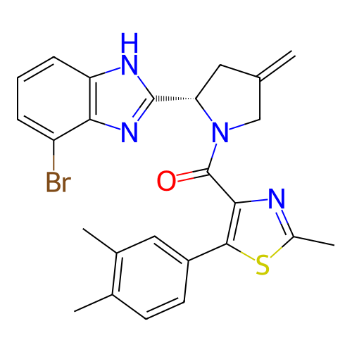 Chemical structure of BindingDB Monomer ID 335279