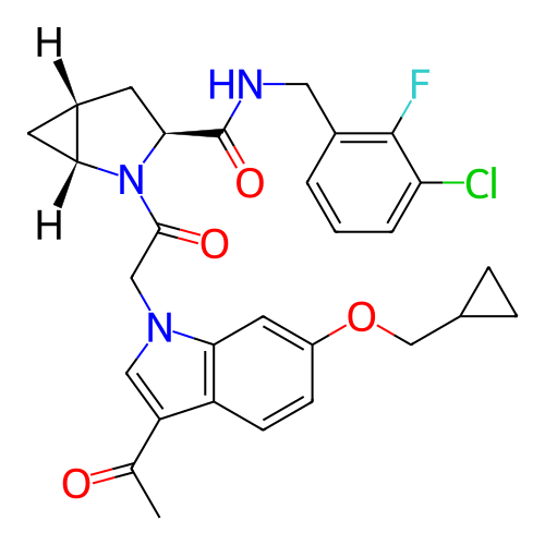 Chemical structure of BindingDB Monomer ID 335510