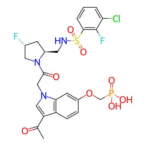 Chemical structure of BindingDB Monomer ID 335532