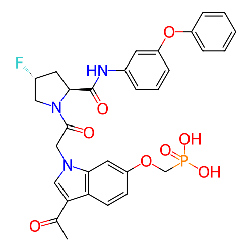 Chemical structure of BindingDB Monomer ID 335536