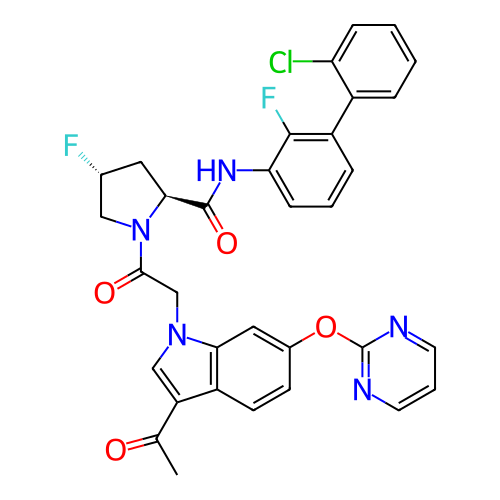 Chemical structure of BindingDB Monomer ID 335542