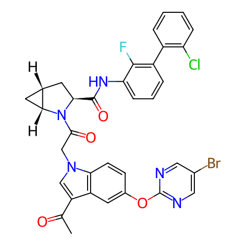 Chemical structure of BindingDB Monomer ID 335544