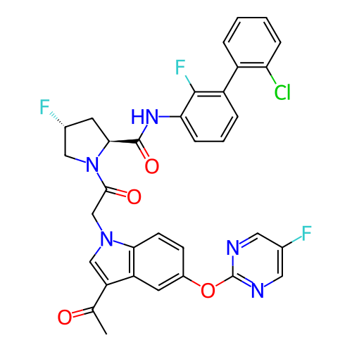 Chemical structure of BindingDB Monomer ID 335547