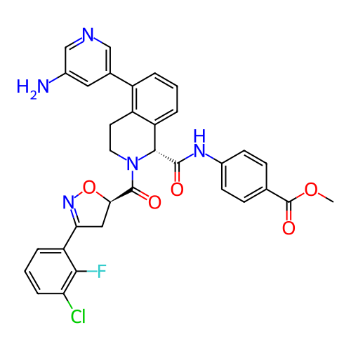 Chemical structure of BindingDB Monomer ID 335783