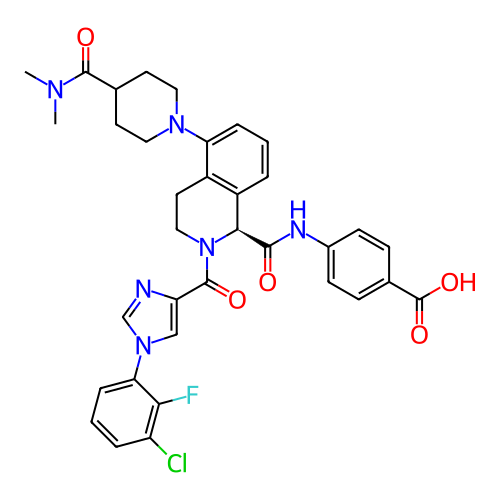 Chemical structure of BindingDB Monomer ID 335809