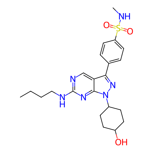 Chemical structure of BindingDB Monomer ID 336395