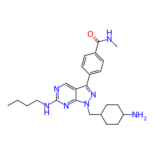 Chemical structure of BindingDB Monomer ID 336422