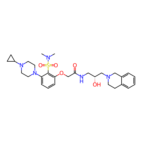 Chemical structure of BindingDB Monomer ID 337231