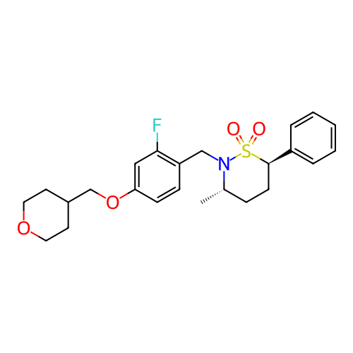 Chemical structure of BindingDB Monomer ID 338317