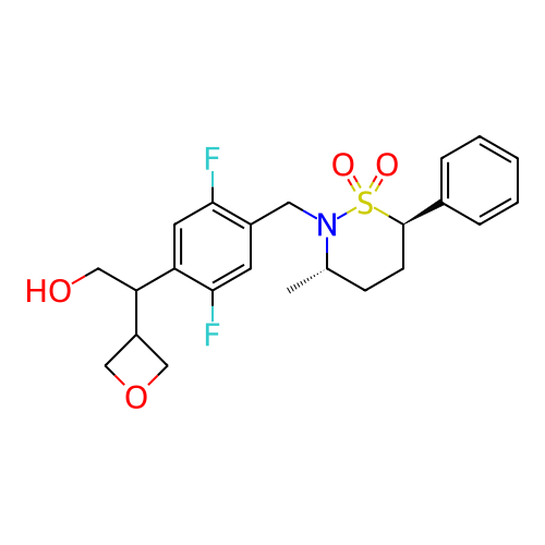 Chemical structure of BindingDB Monomer ID 338445