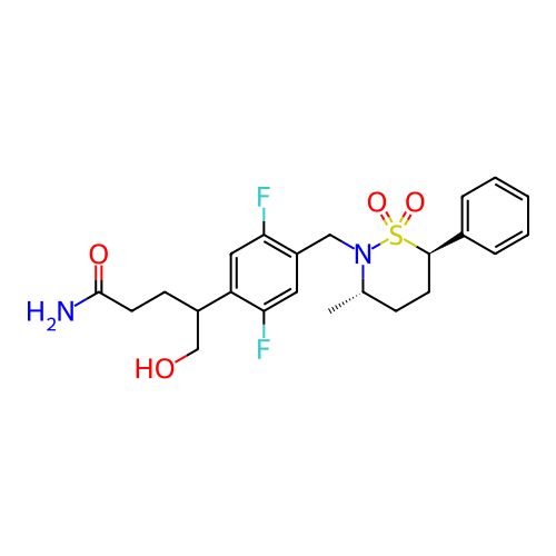 Chemical structure of BindingDB Monomer ID 338456