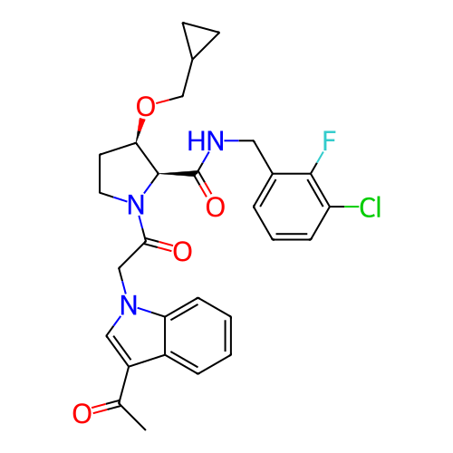 Chemical structure of BindingDB Monomer ID 340215
