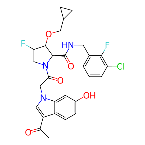 Chemical structure of BindingDB Monomer ID 340222