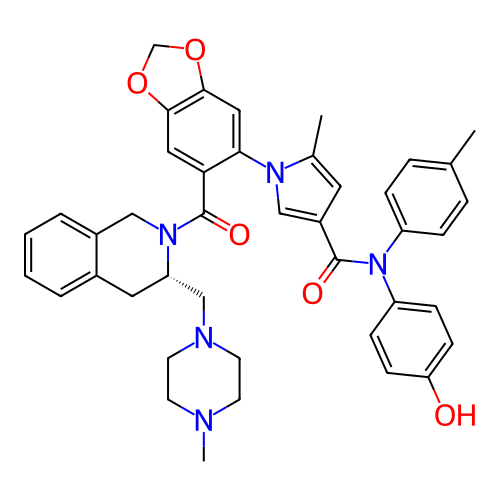 Chemical structure of BindingDB Monomer ID 341043