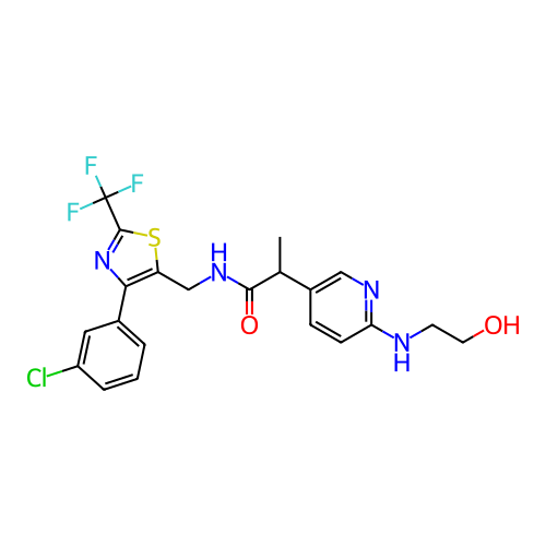 Chemical structure of BindingDB Monomer ID 342122
