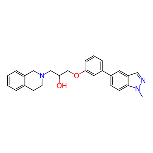 Chemical structure of BindingDB Monomer ID 343814