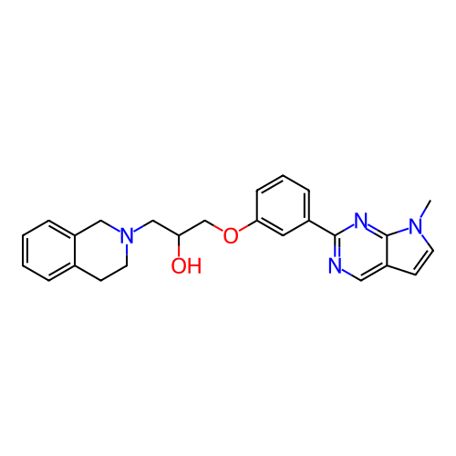 Chemical structure of BindingDB Monomer ID 343847
