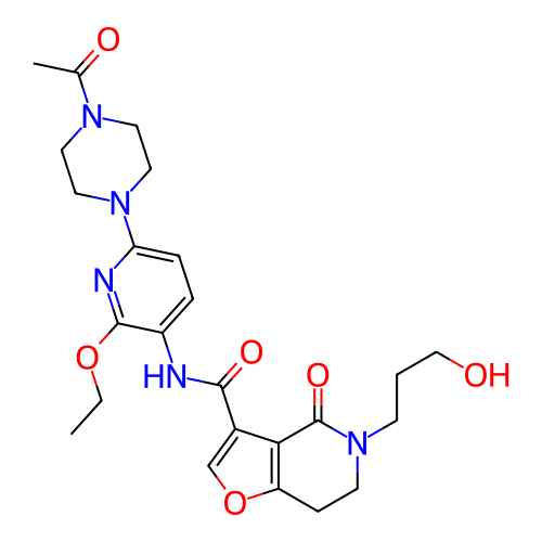 Chemical structure of BindingDB Monomer ID 344195