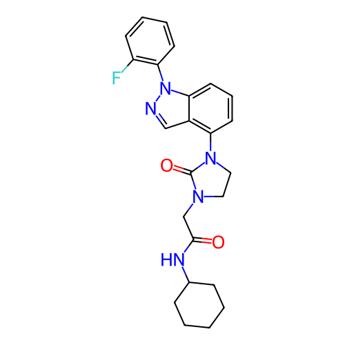 Chemical structure of BindingDB Monomer ID 345022