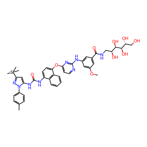 Chemical structure of BindingDB Monomer ID 345147