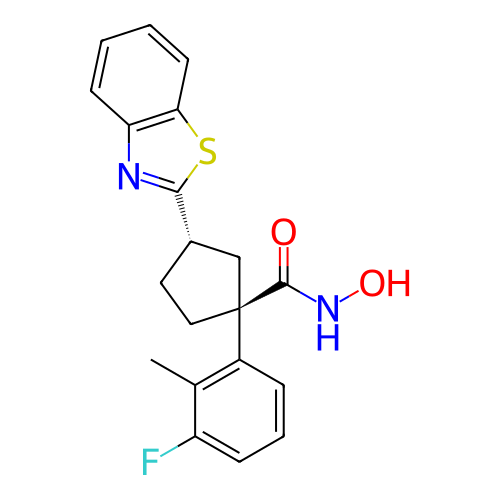Chemical structure of BindingDB Monomer ID 345222