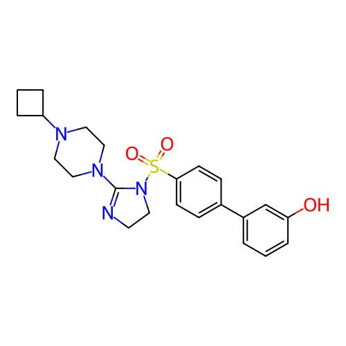 Chemical structure of BindingDB Monomer ID 345351