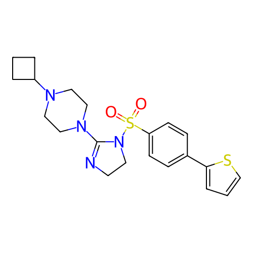 Chemical structure of BindingDB Monomer ID 345354
