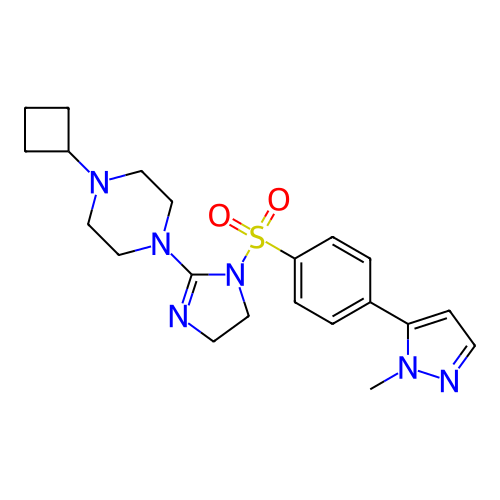 Chemical structure of BindingDB Monomer ID 345364
