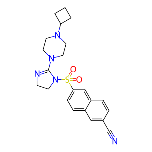 Chemical structure of BindingDB Monomer ID 345371