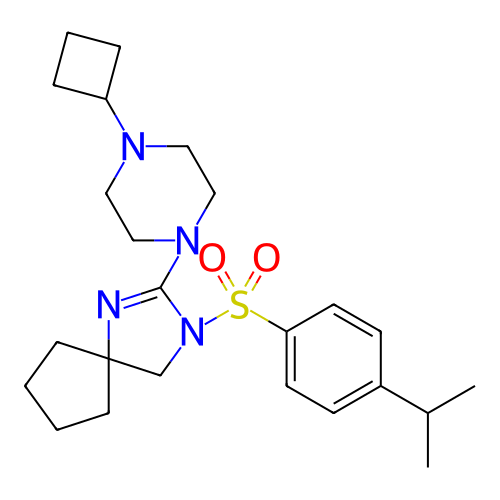 Chemical structure of BindingDB Monomer ID 345380