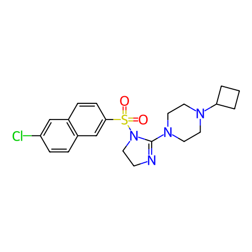 Chemical structure of BindingDB Monomer ID 345409