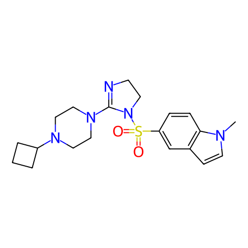 Chemical structure of BindingDB Monomer ID 345414