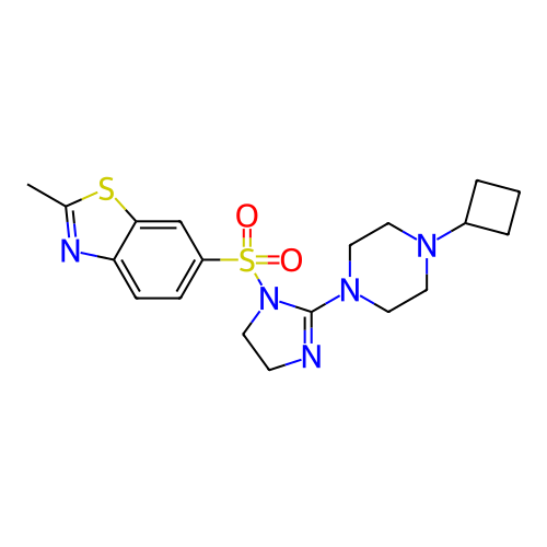 Chemical structure of BindingDB Monomer ID 345415