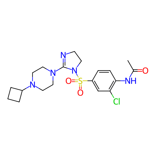 Chemical structure of BindingDB Monomer ID 345416
