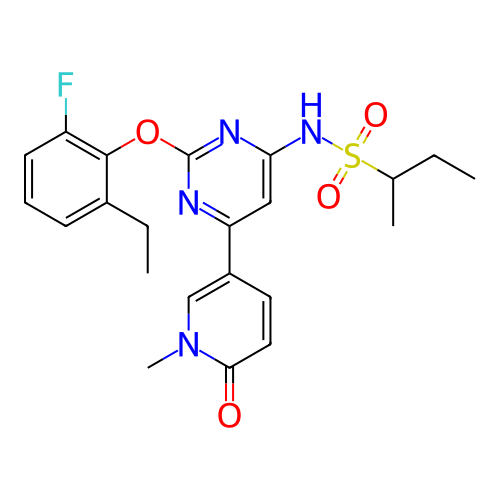 Chemical structure of BindingDB Monomer ID 345793