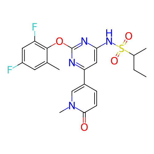 Chemical structure of BindingDB Monomer ID 345800