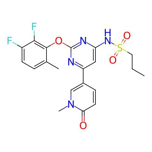 Chemical structure of BindingDB Monomer ID 345803