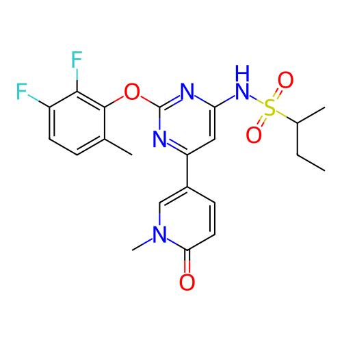 Chemical structure of BindingDB Monomer ID 345804