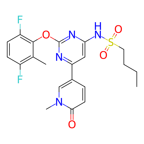 Chemical structure of BindingDB Monomer ID 345805