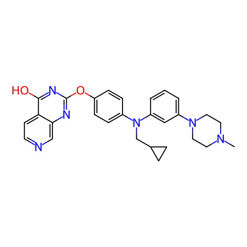 Chemical structure of BindingDB Monomer ID 347135