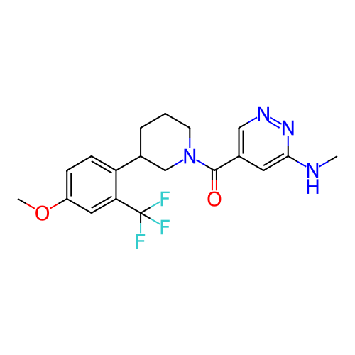 Chemical structure of BindingDB Monomer ID 347596