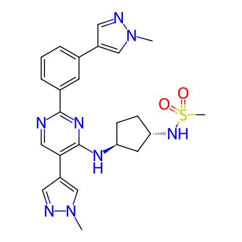 Chemical structure of BindingDB Monomer ID 347984