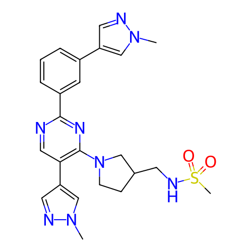 Chemical structure of BindingDB Monomer ID 348057