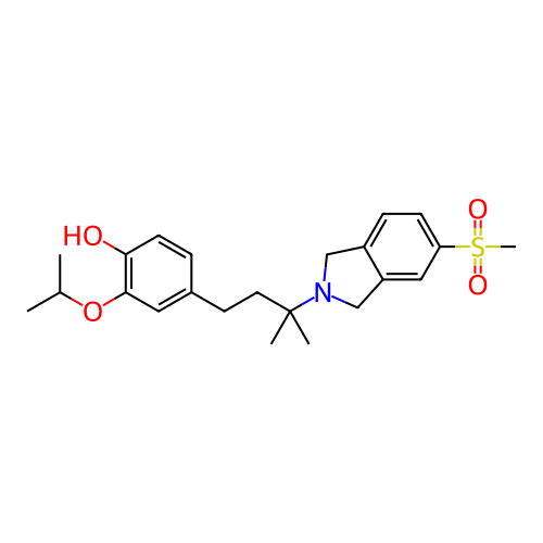 Chemical structure of BindingDB Monomer ID 349555