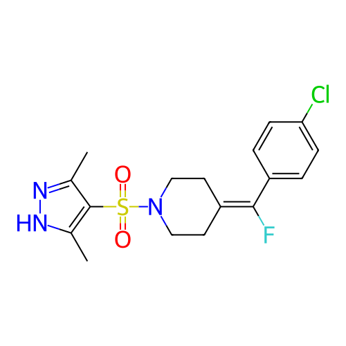 Chemical structure of BindingDB Monomer ID 349646