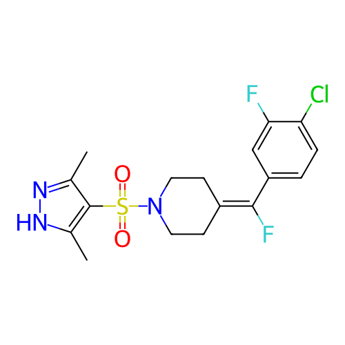 Chemical structure of BindingDB Monomer ID 349650